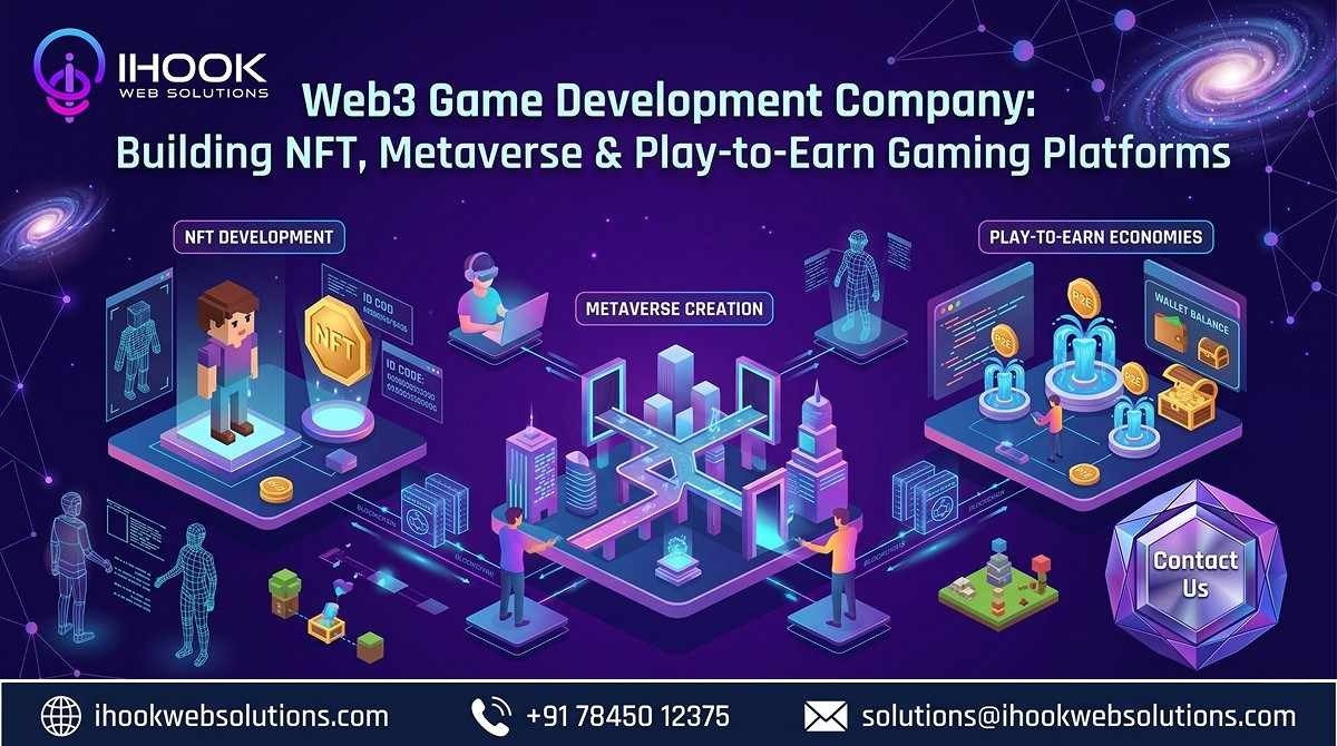 Web3 Game Development Company: Building NFT, Metaverse & Play-to-Earn Gaming Platforms