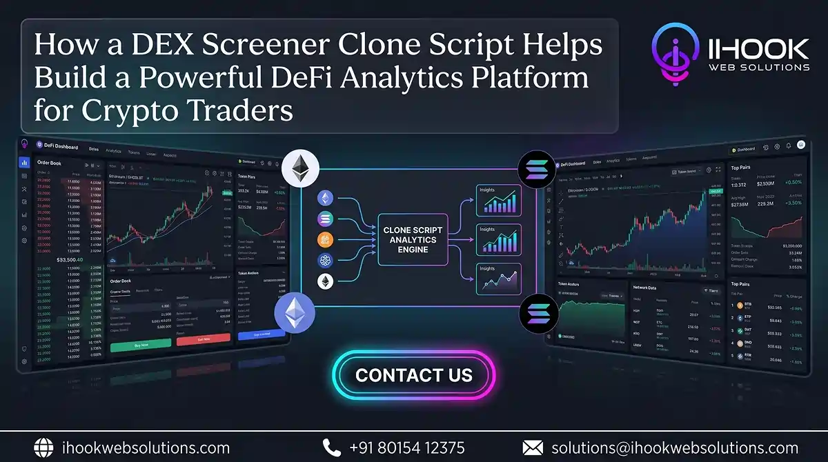 How a DEX Screener Clone Script Helps Build a Powerful DeFi Analytics Platform for Crypto Traders