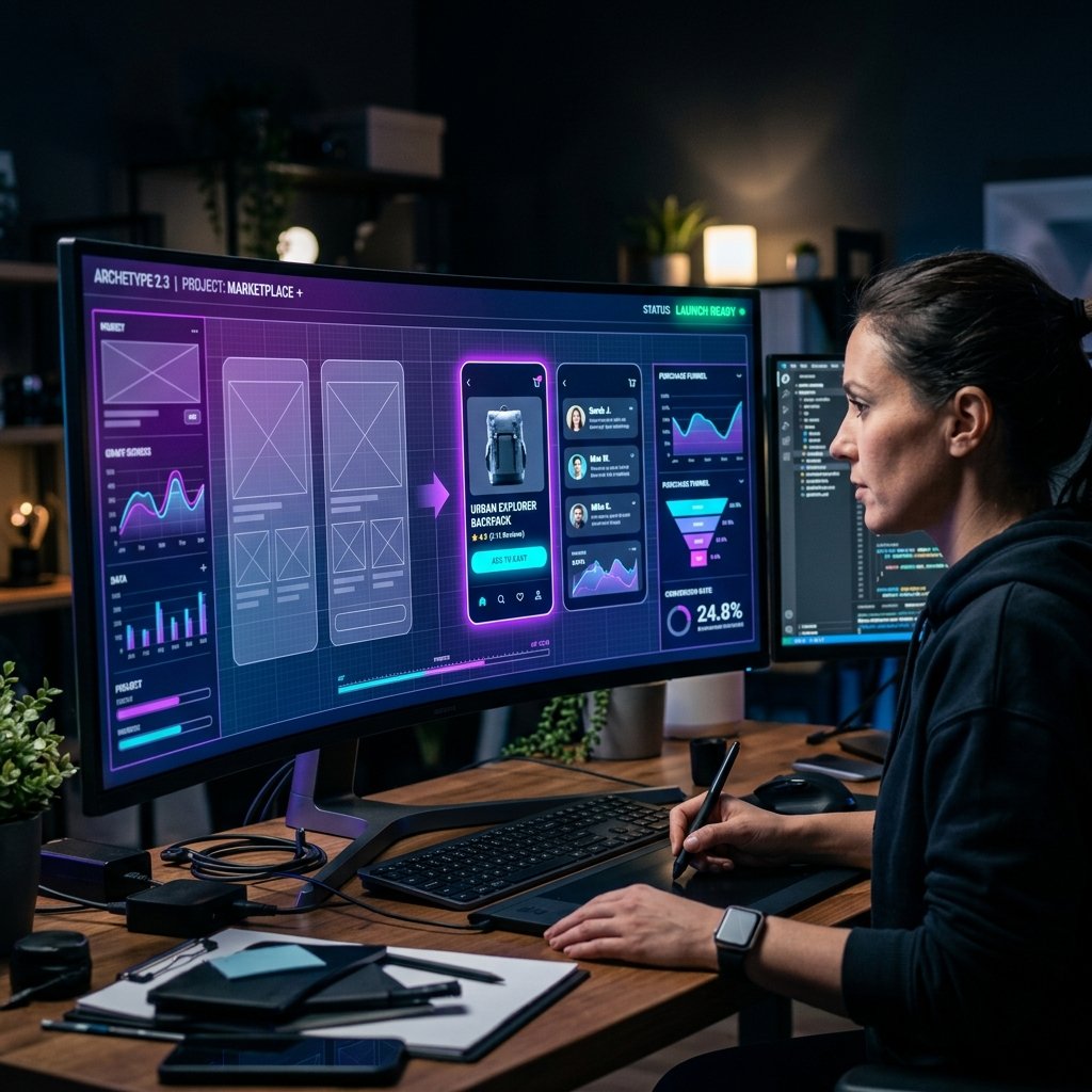 Clone app development workspace and UI design