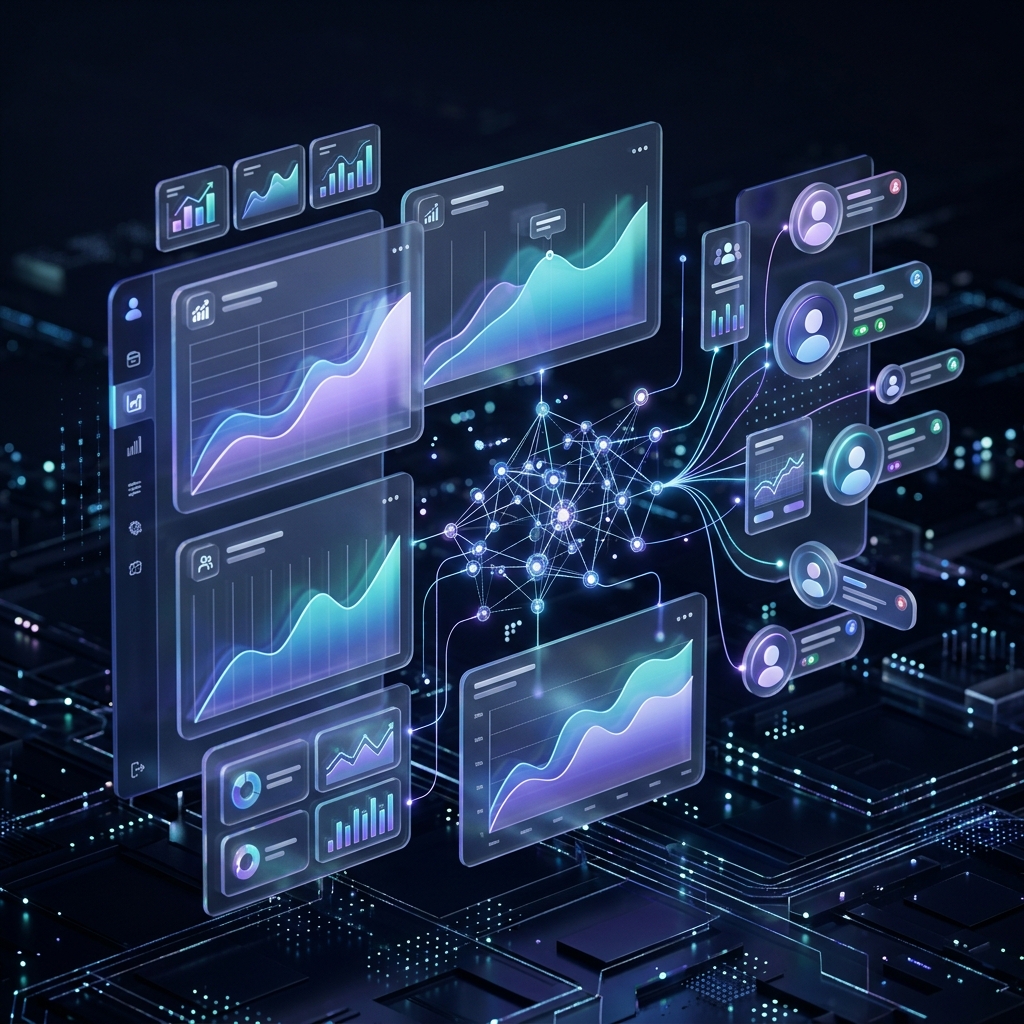 Advanced CRM Dashboard Visualization