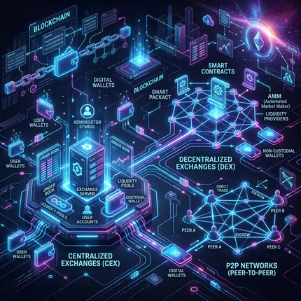 Types of Crypto Exchanges We Develop